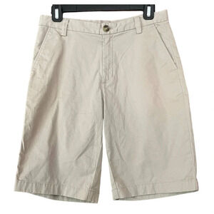 Vineyard Vines Boys Breaker Shorts 9.5 Inch Inseam Tan Chino Size 28